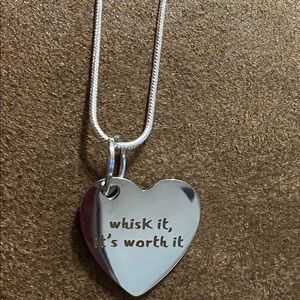 Whisk it charm necklace